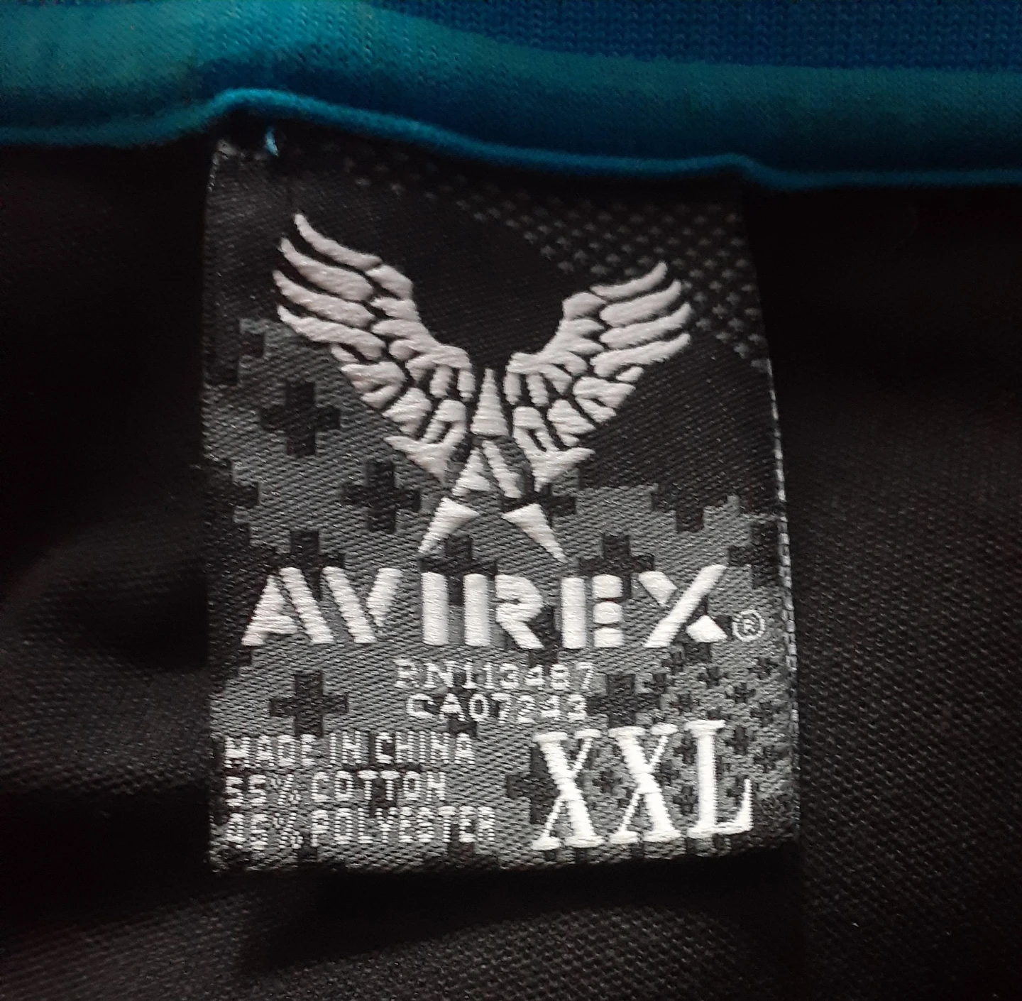 Avirex Black Zipper Jacket Size VINTAGE Y2K - photo 4