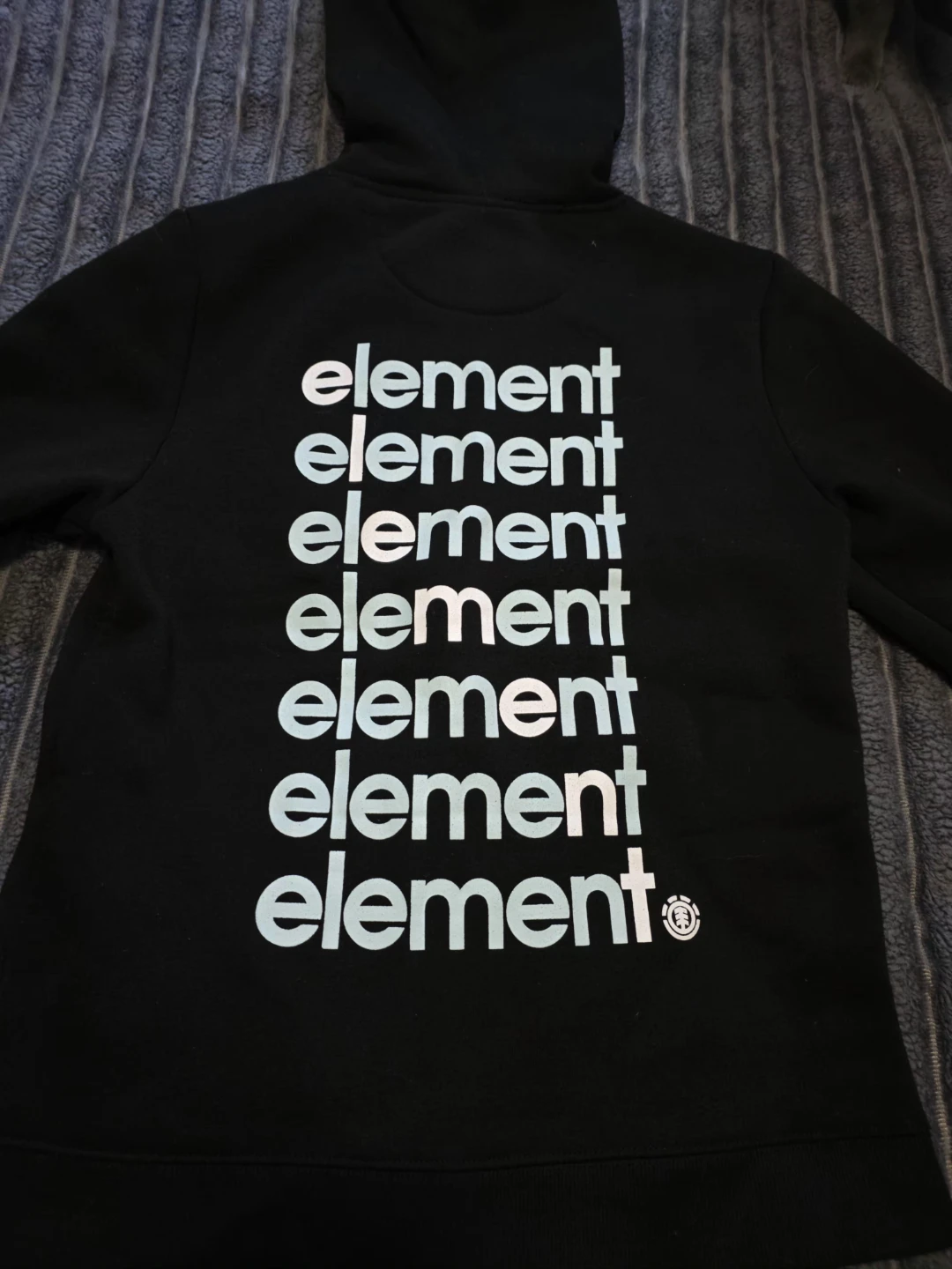 Element Black Zip-Up Hoodie