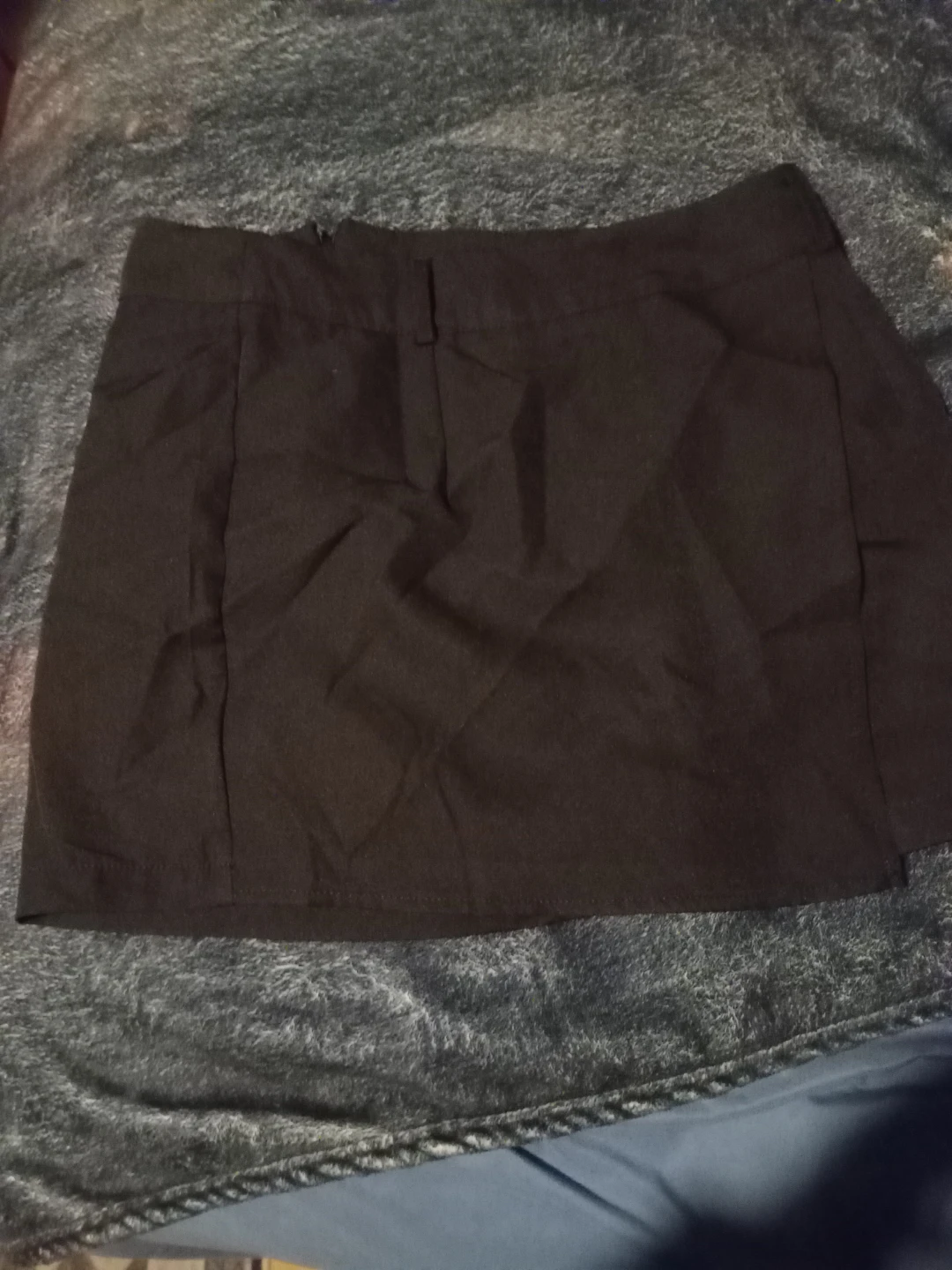 Black wrap skirt