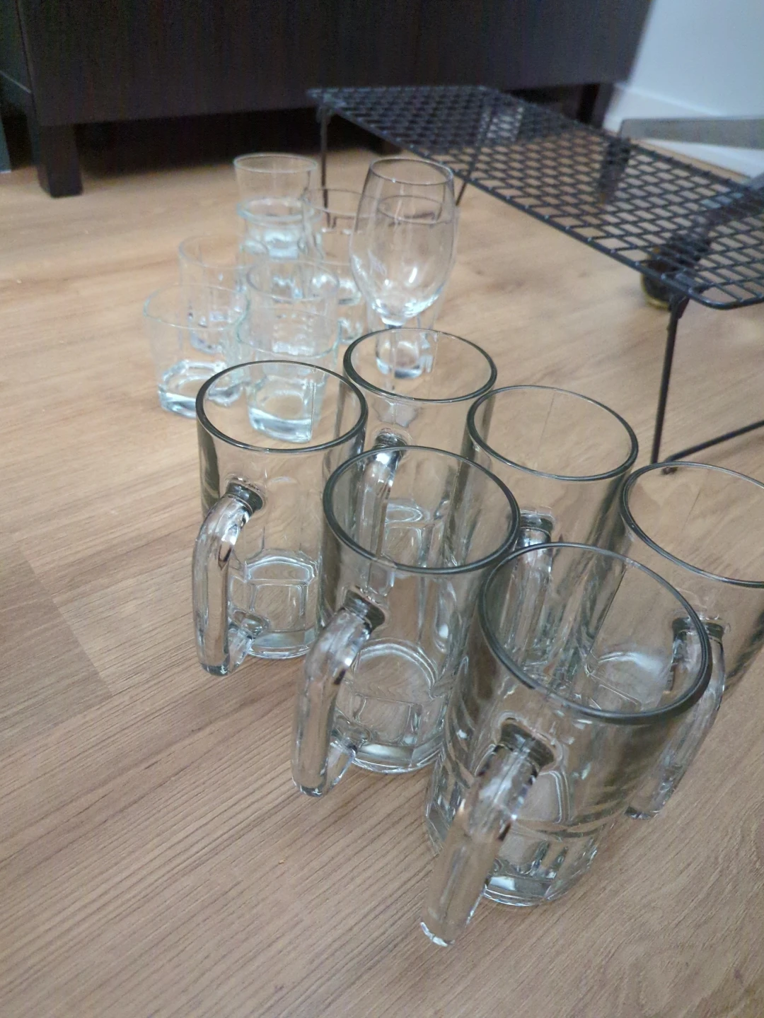 Assorted Beer and Drinking Glasses Set