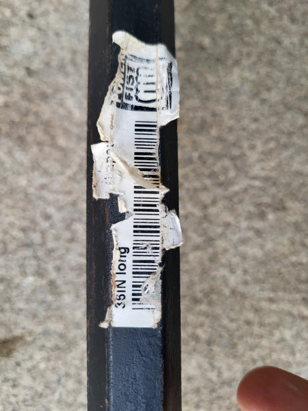 35-inch steel wrecking crowbar bar - photo 5