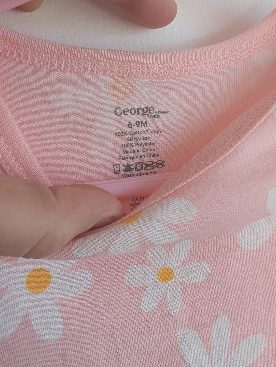 George Baby Daisy Print Footed Sleeper - photo 2
