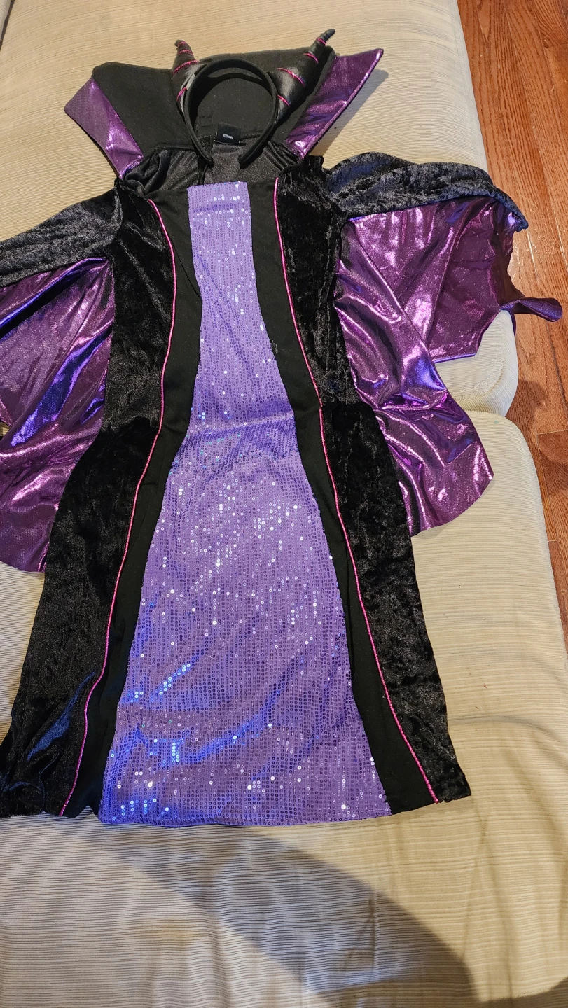 Disney Maleficent Costume with Headband