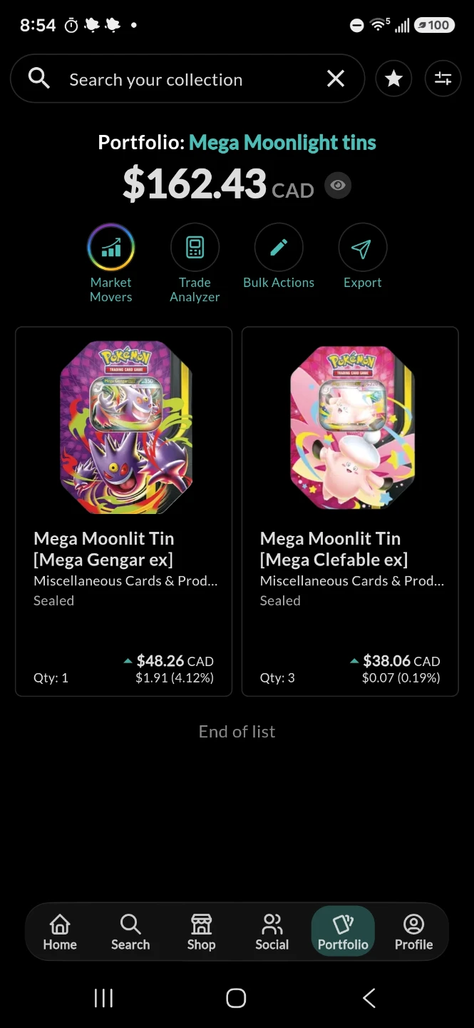Set of 4 Sealed Pokemon Mega Moonlit Tins - photo 2