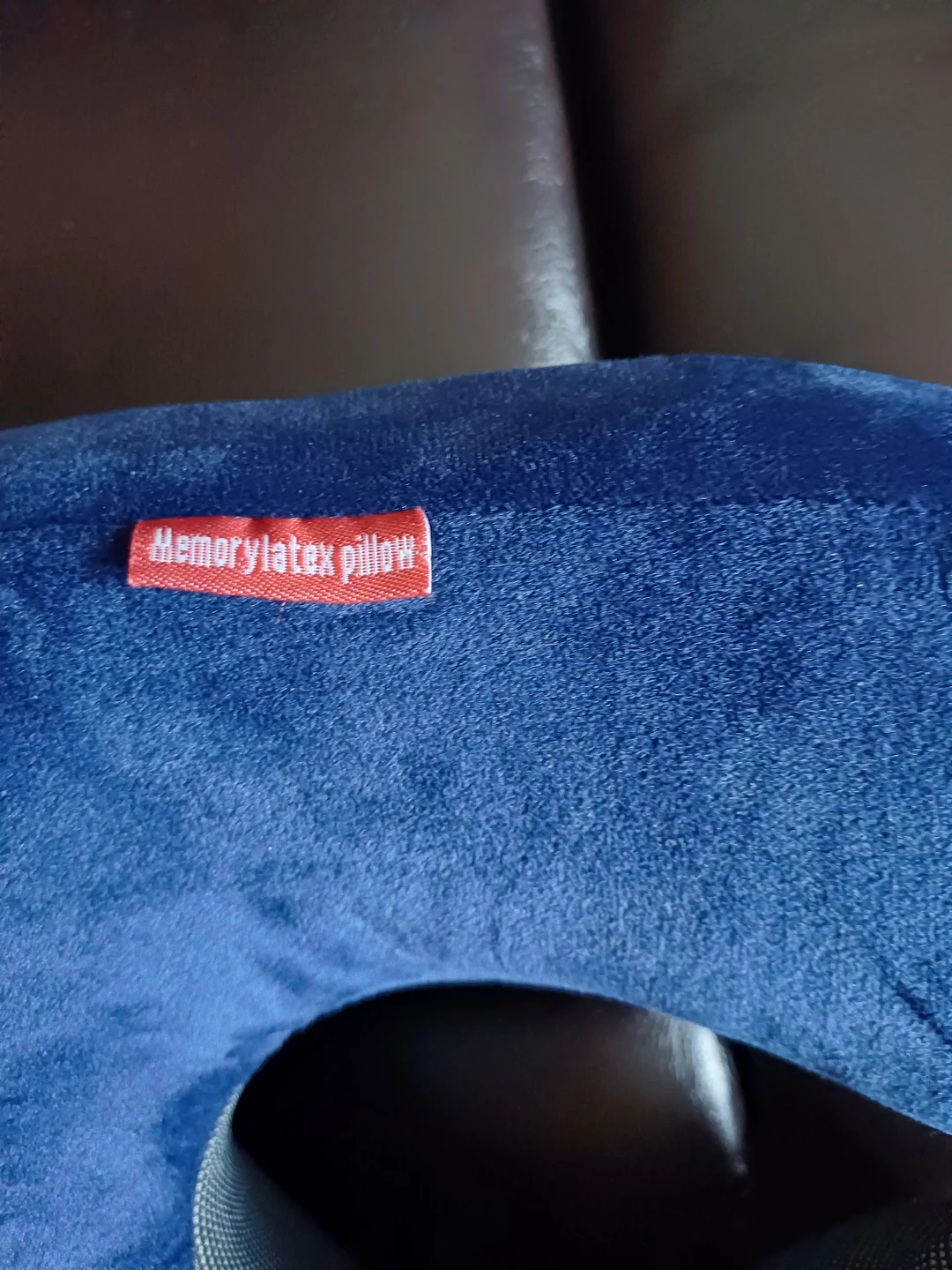 Blue Memory Latex Neck Pillow - photo 2
