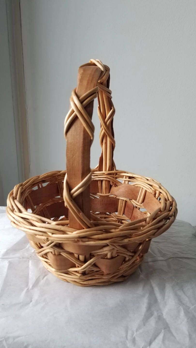 Wicker Basket with Handle - photo 2