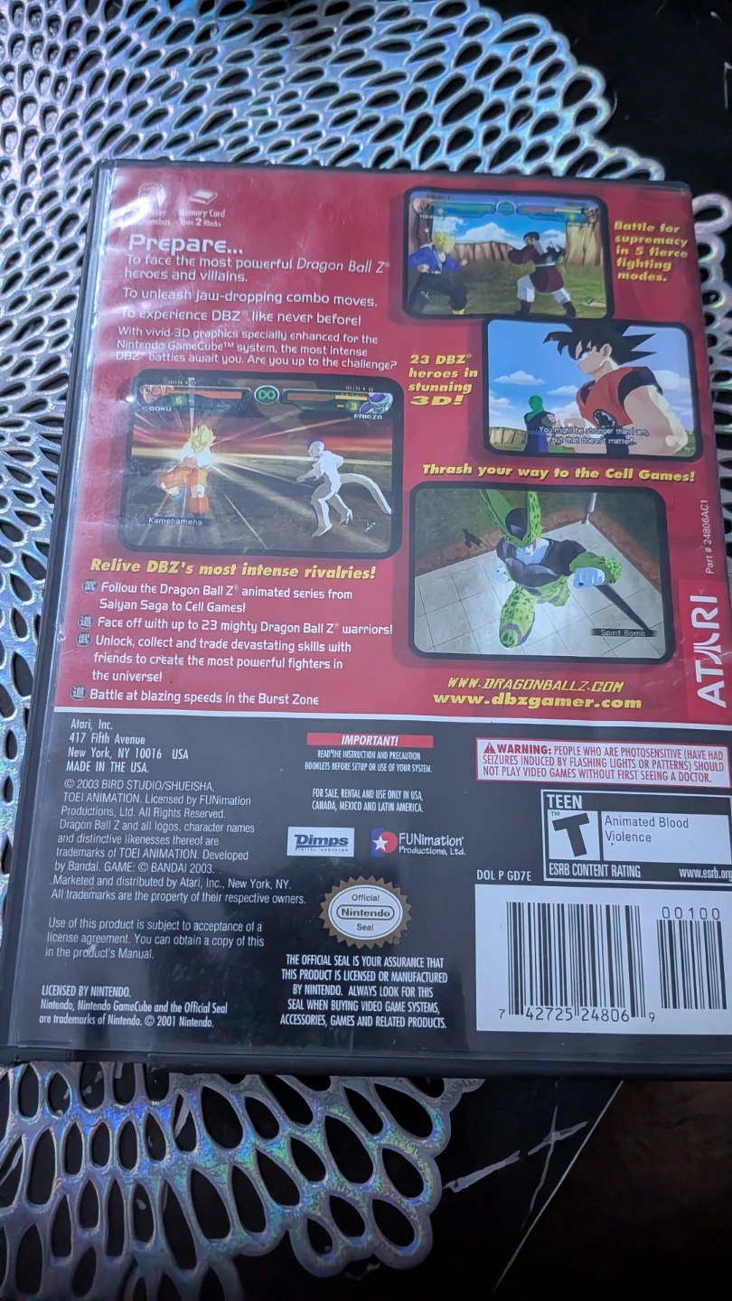 Dragon Ball Z Budokai for Nintendo GameCube - photo 3