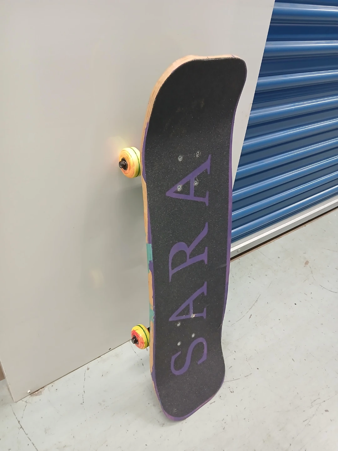 Skateboard with Colorful Deck