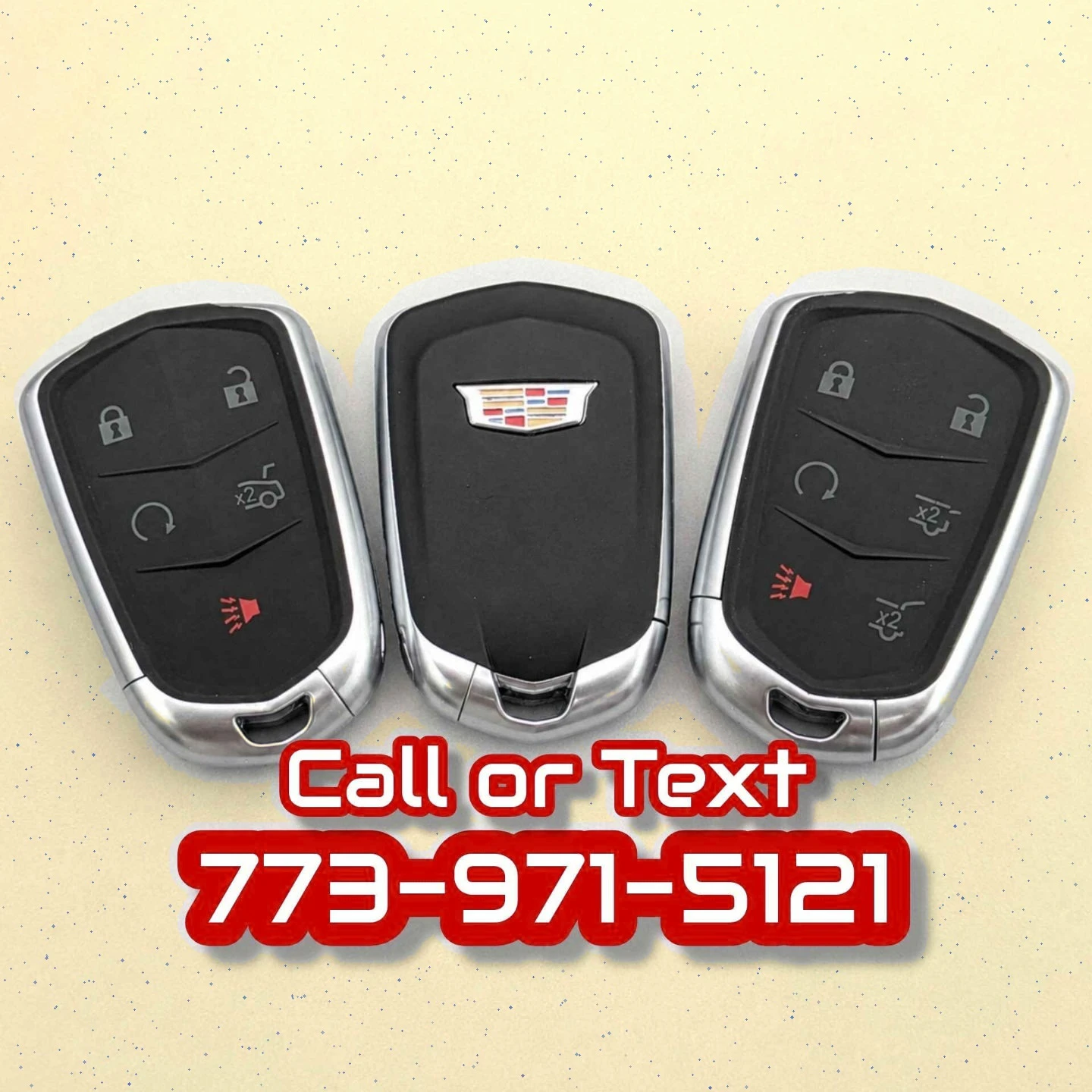 Cadillac Smart Key Fob for Push Start - Escalade CTS SRX ATS XTS