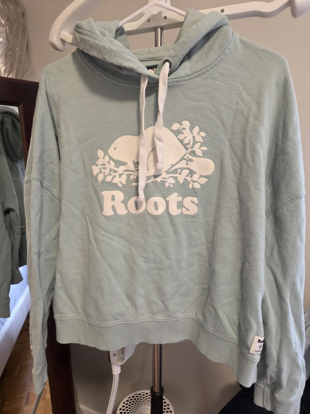 Roots mint green 100% cotton Hoodie