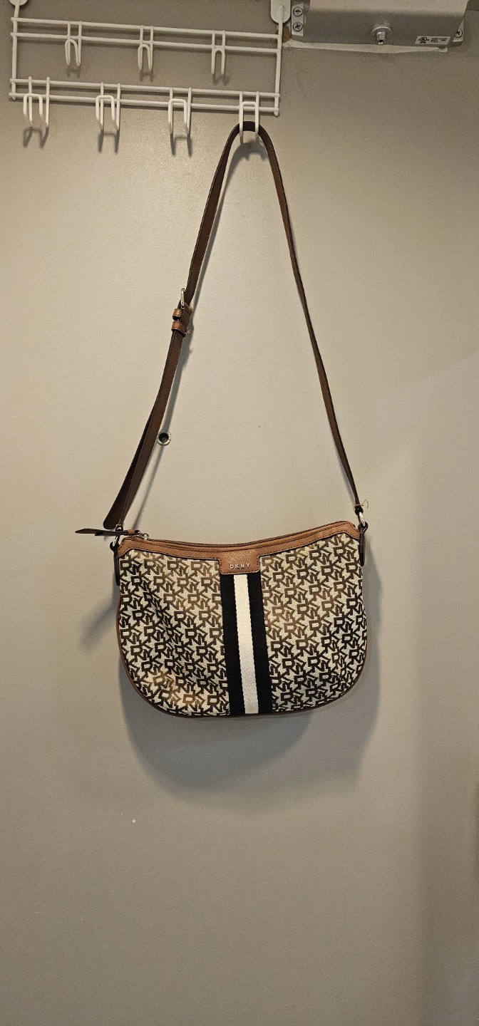 DKNY monogram shoulder bag