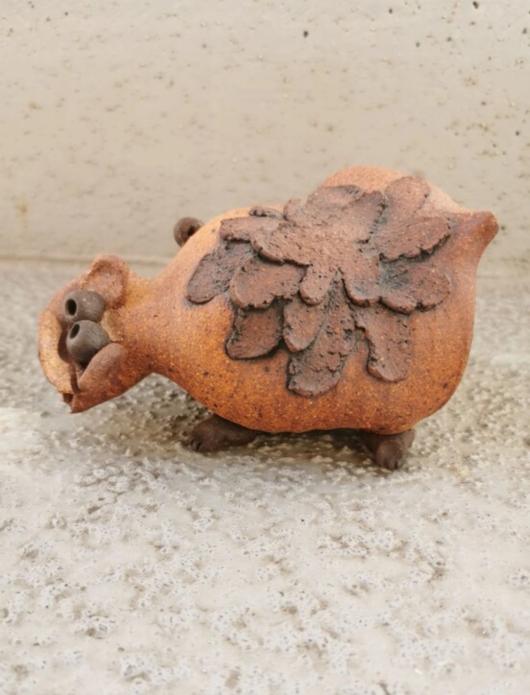 Vintage Ed Drahanchuk Goopher Stoneware Figurine Signed 60s–70s - photo 5