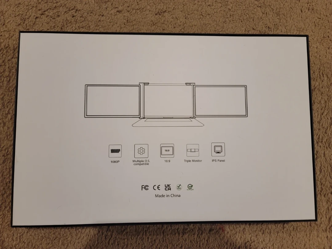 Portable Tri-Screen Laptop Monitor - photo 2