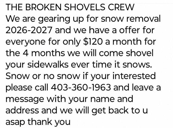 Bubbles Broken shovelz crew