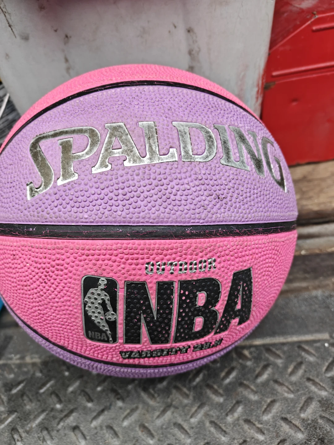 Spalding NBA Varsity Basketball - Pink and Purple - photo 2