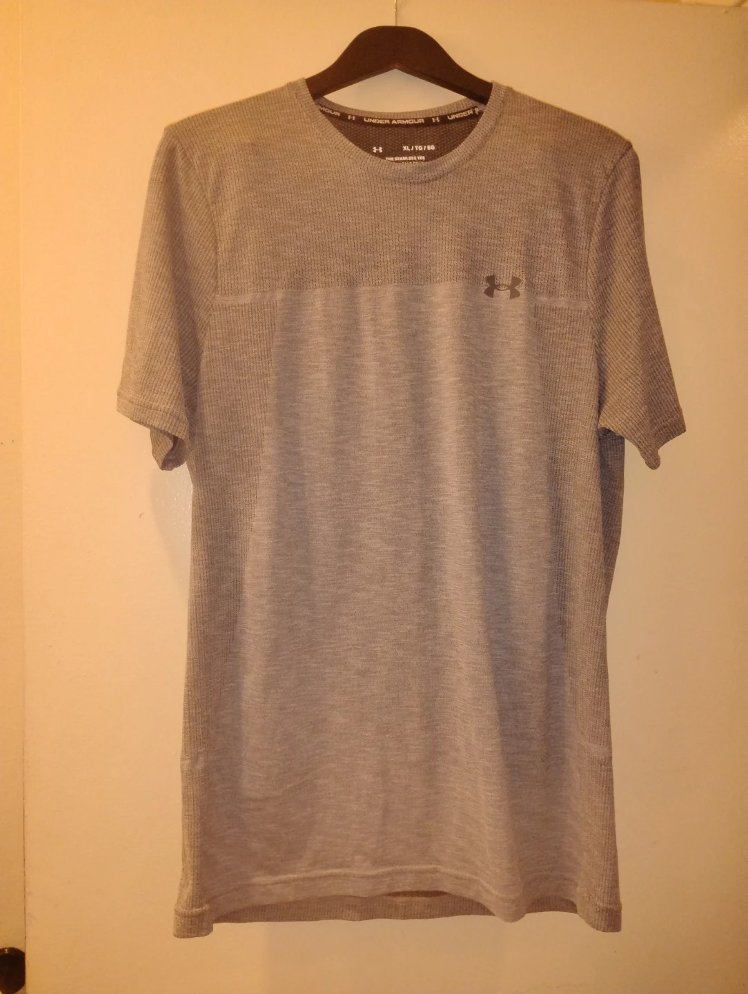 Under Armour The Seamless Tee Grey XL