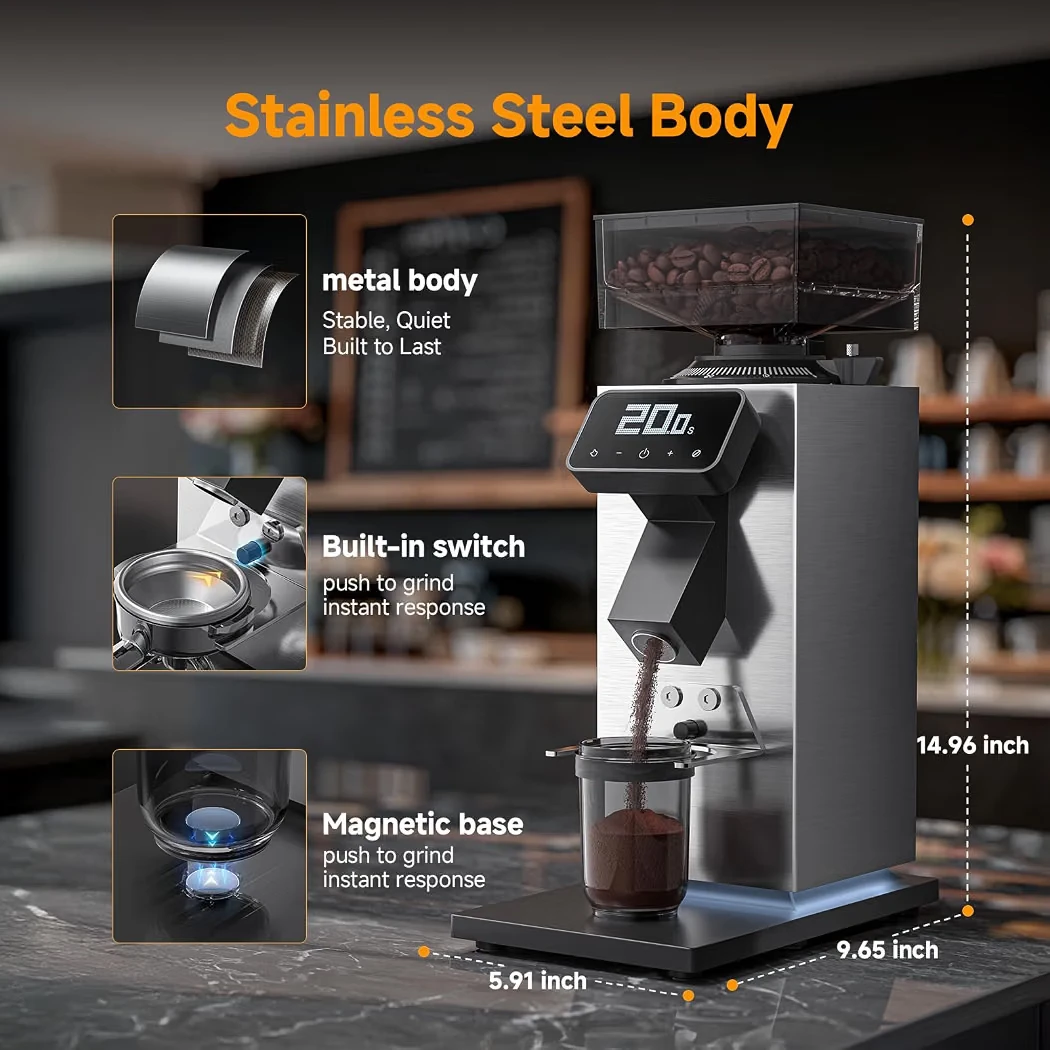 Digital Espresso Coffee Grinder - photo 3