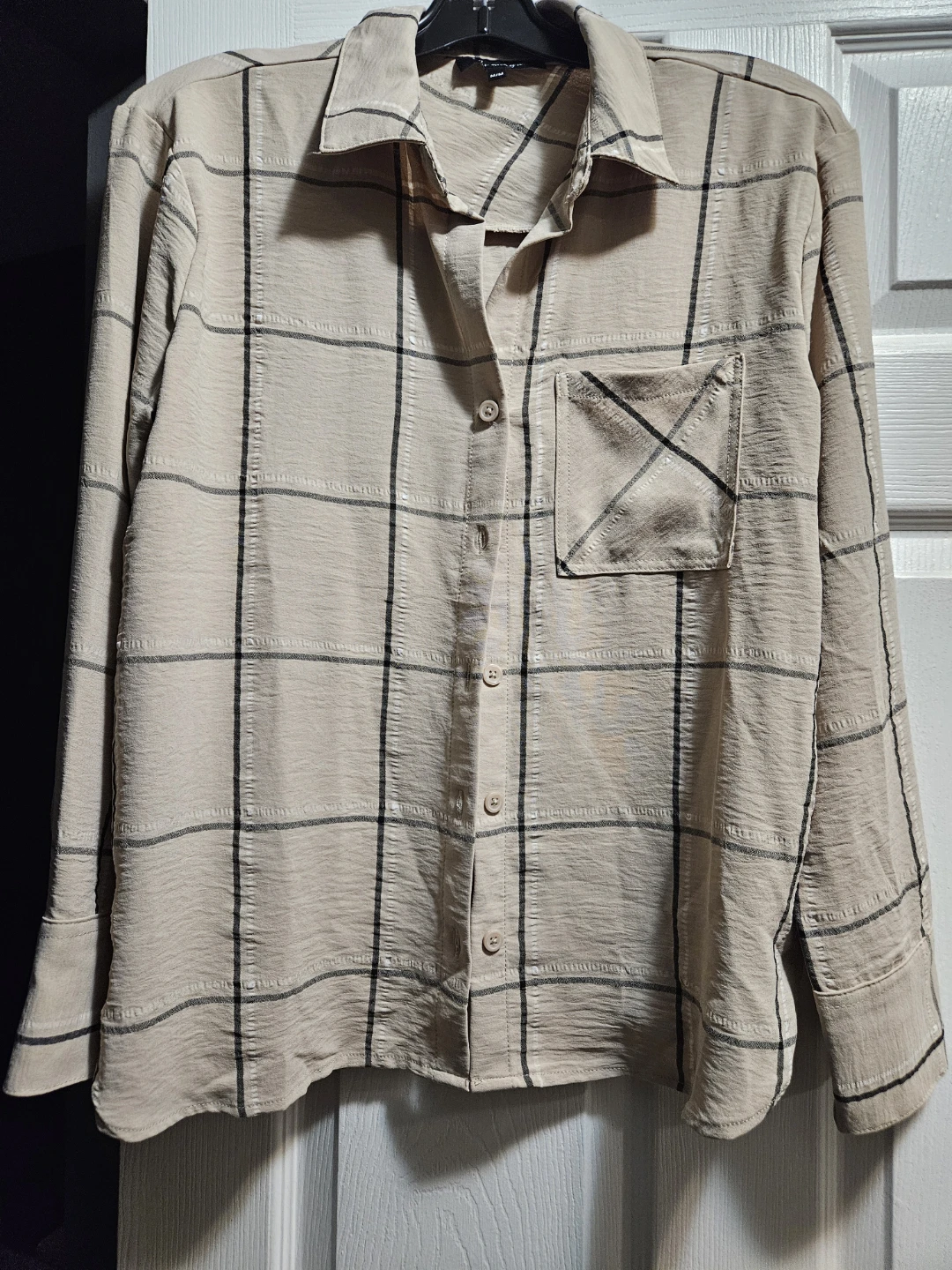 Lily Morgan Checkered Button-Up Shirt