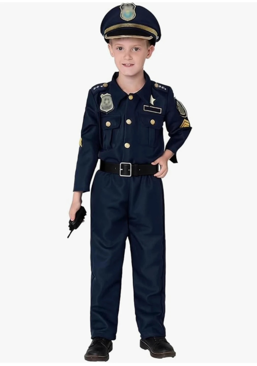 Police Officer Costume for Kids size 130