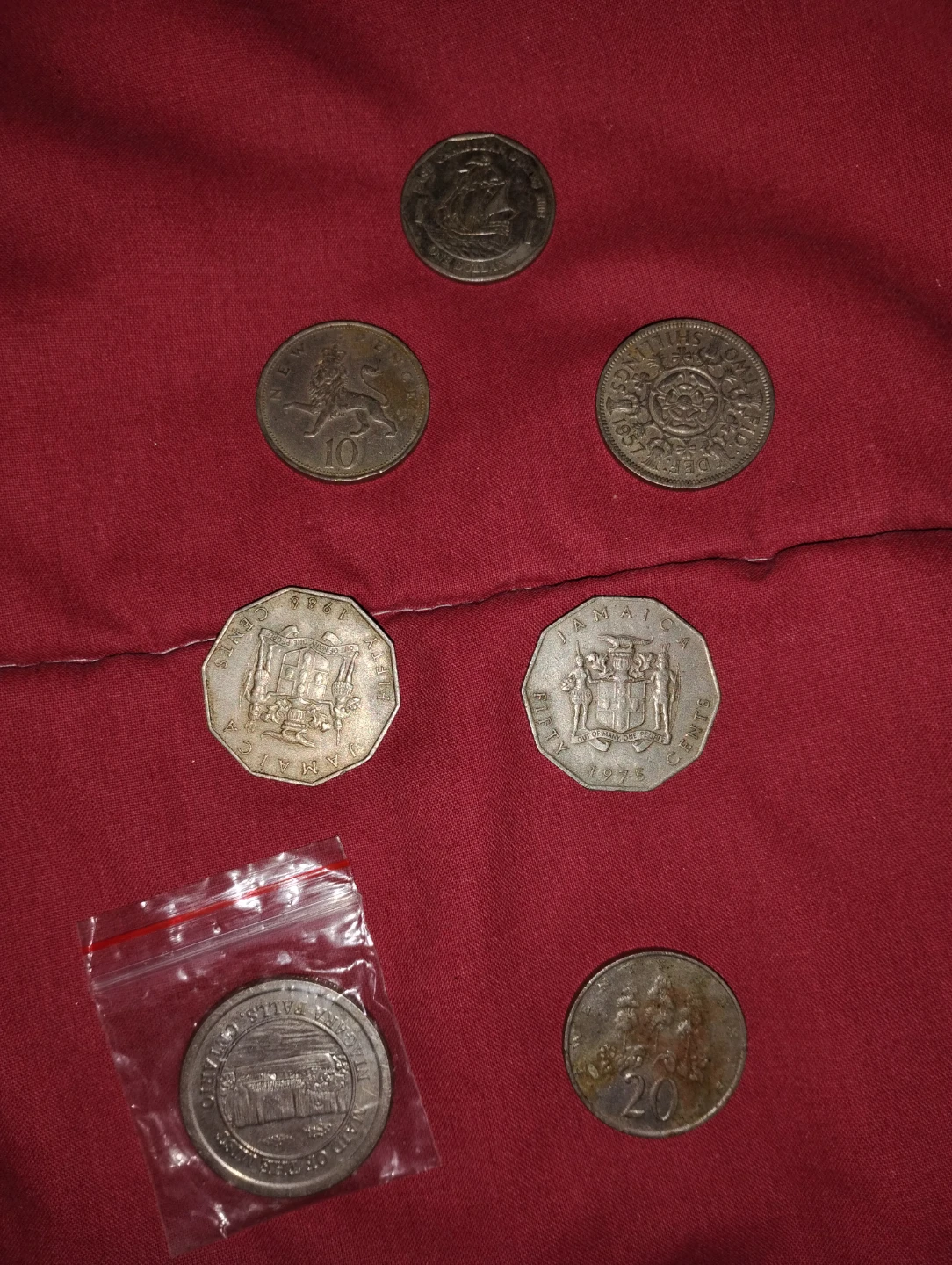 Assorted Vintage International Coins