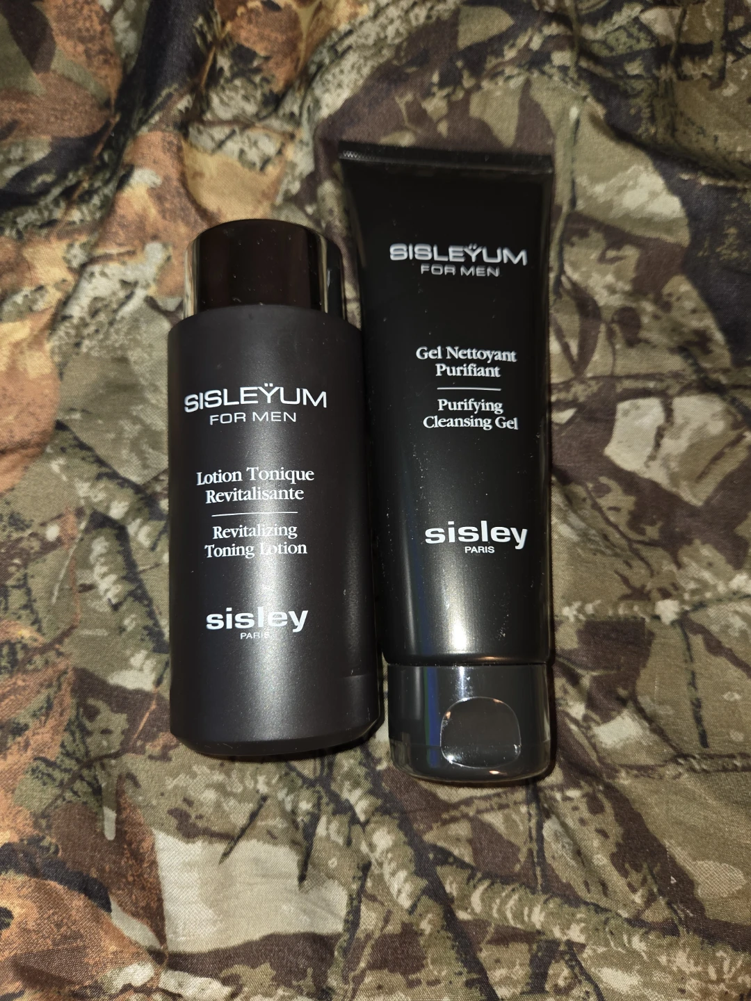 Sisley Paris For Men Toning Lotion & Purifying Cleansing Gel