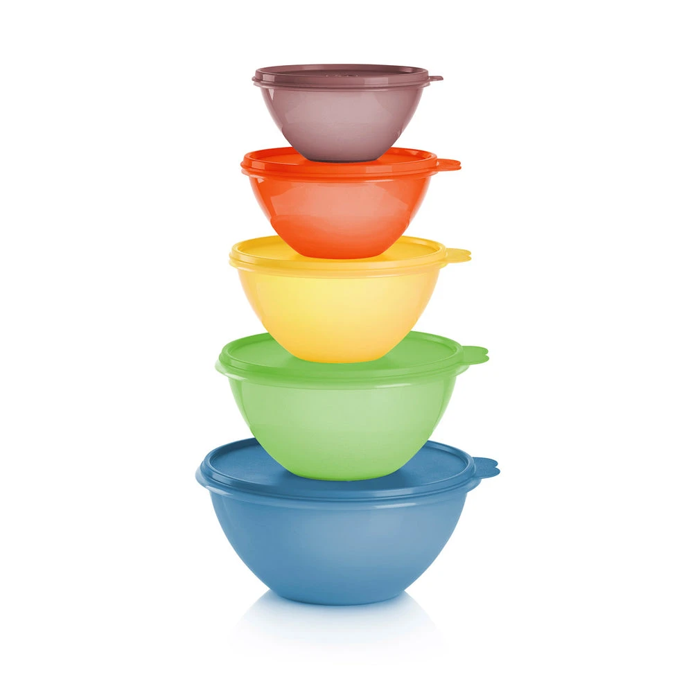 Tupperware® 80th Anniversary Wonderlier® Bowl Set – 5 Pieces 🎉🥣