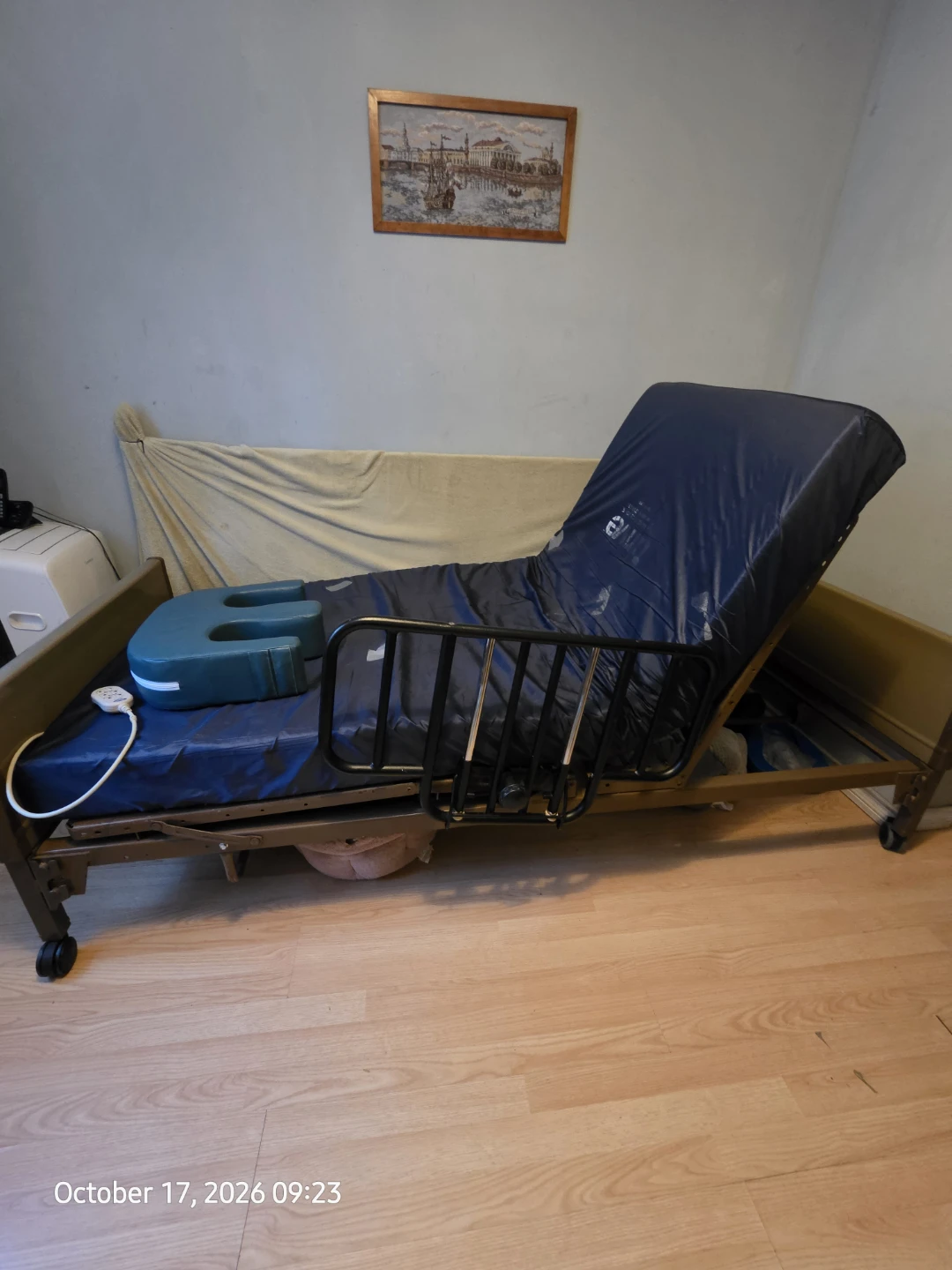 Adjustable Drive  Electric Hospital Bed with Side Rail