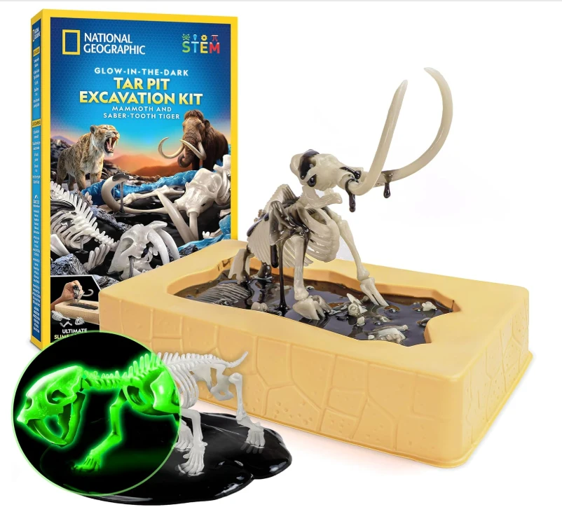 National Geographic Glow-in-the-Dark Tar Pit Excavation Kit