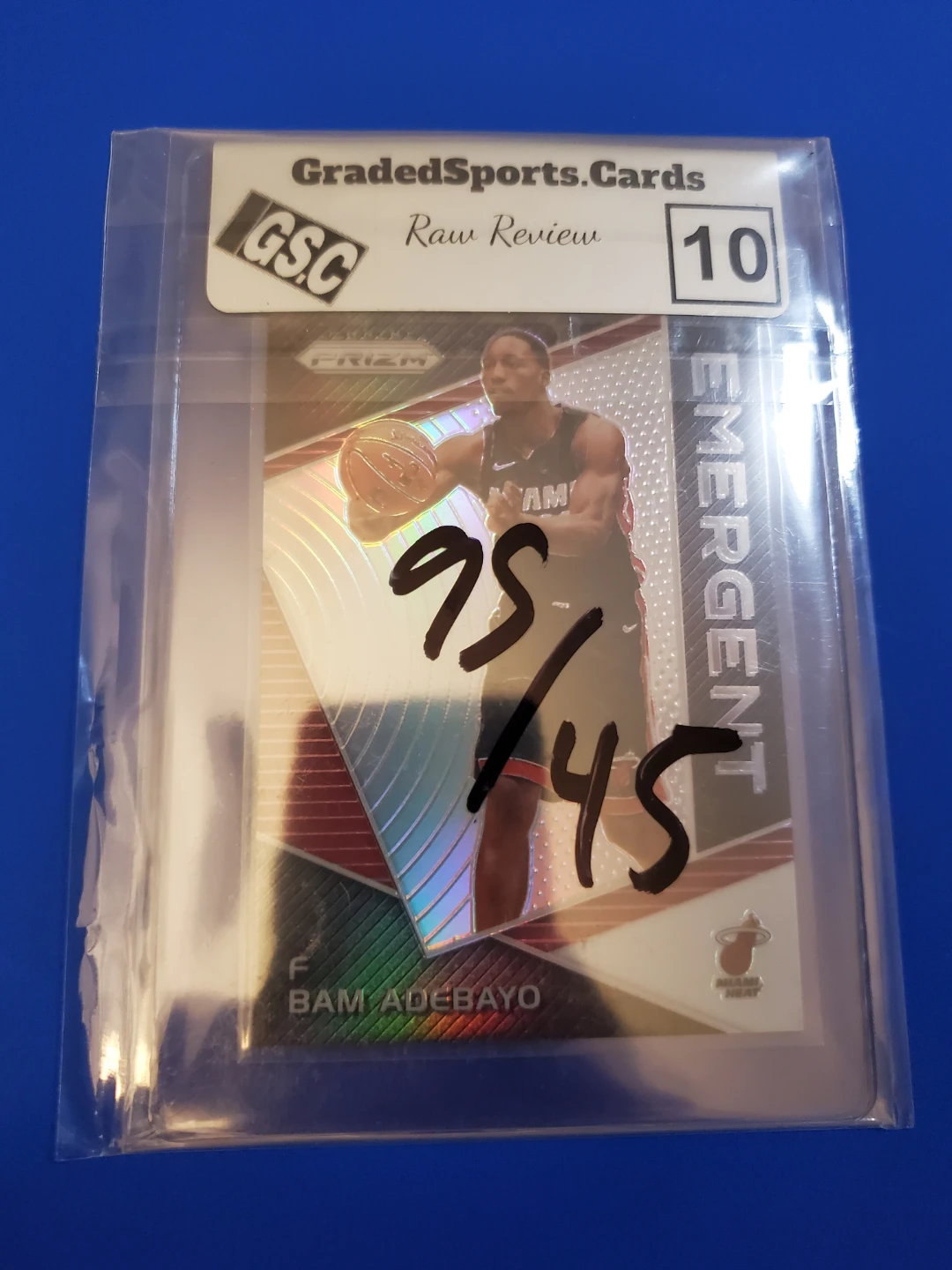 Bam Adebayo Rookie Prizm Silver Refractor
