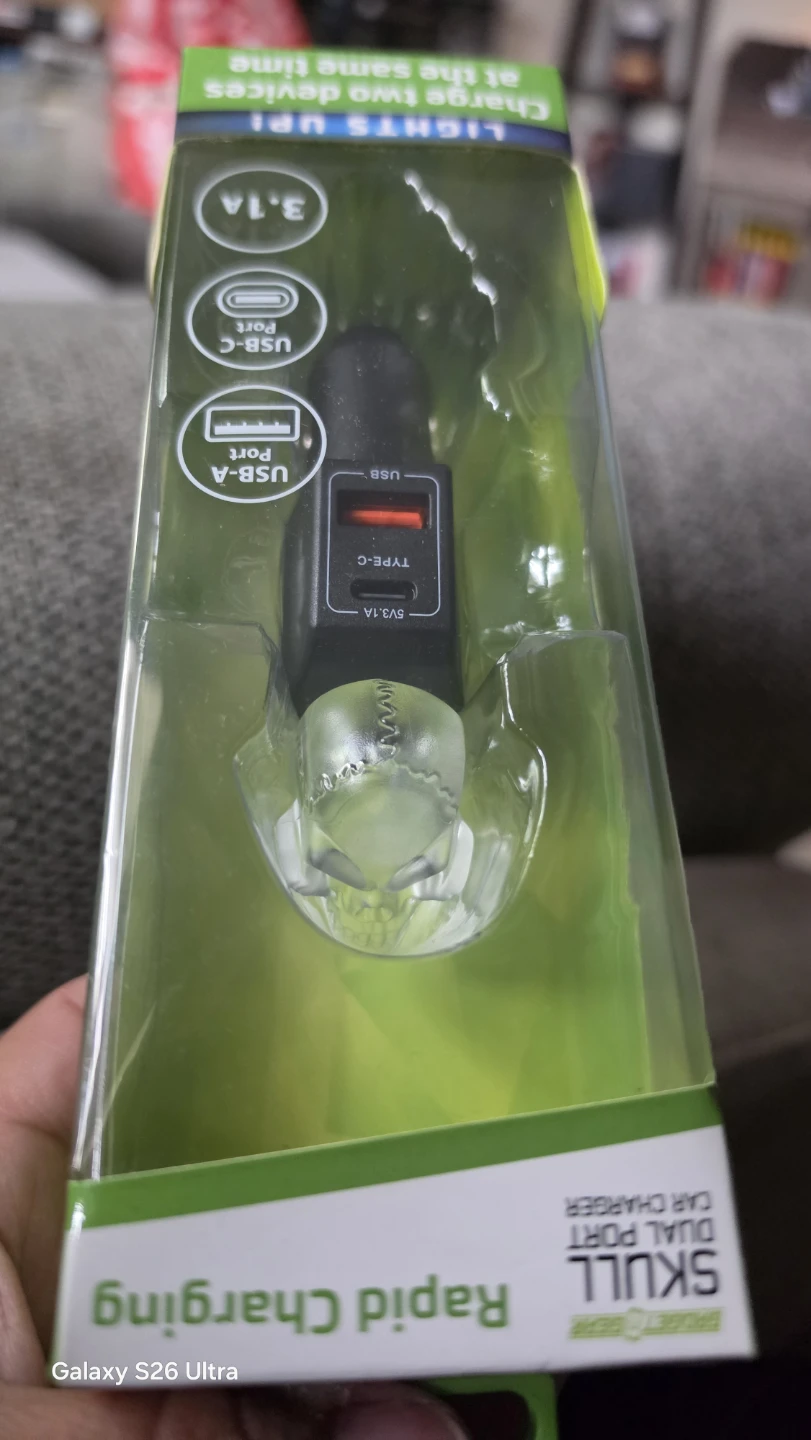 Gadget Gear Skull Dual Port Car Charger - photo 5