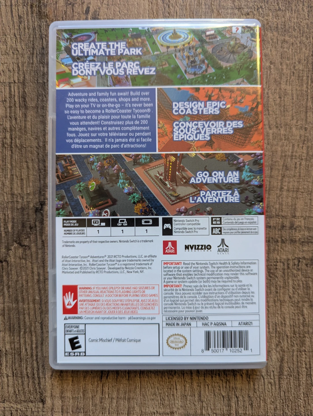 Rollercoaster Tycoon Adventure Nintendo switch - photo 2