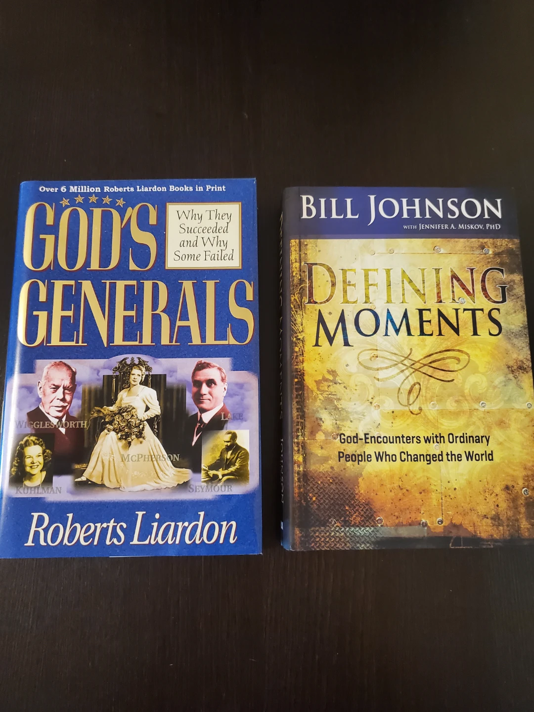 Set of 2 Christian Books: God's Generals & Defining Moments