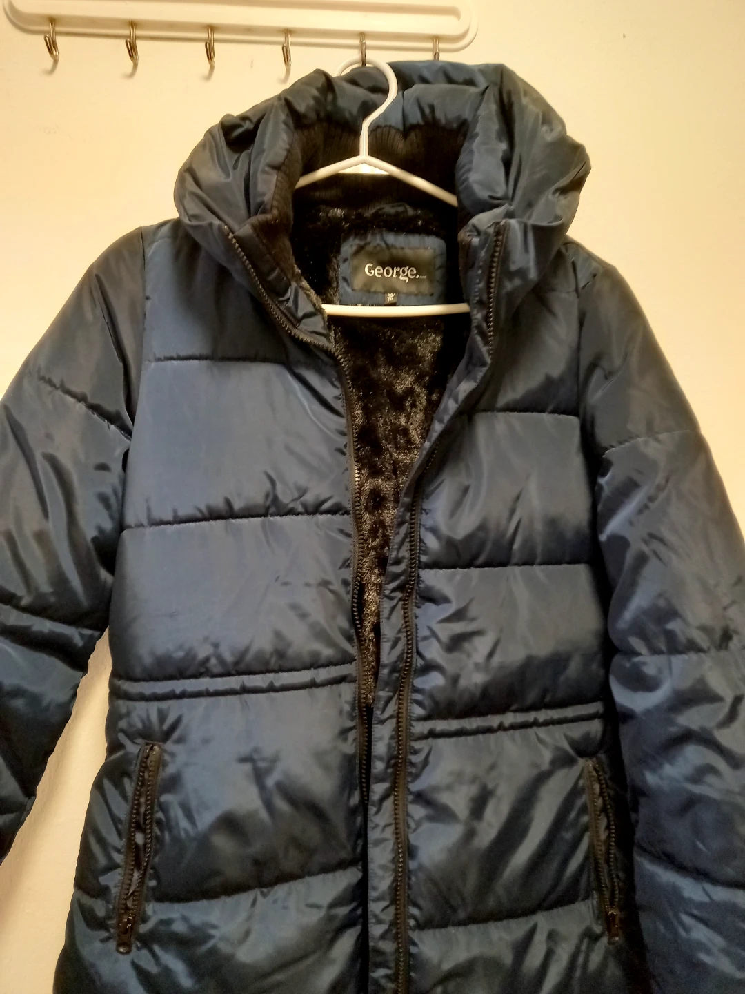 George Navy Puffer Jacket - photo 3