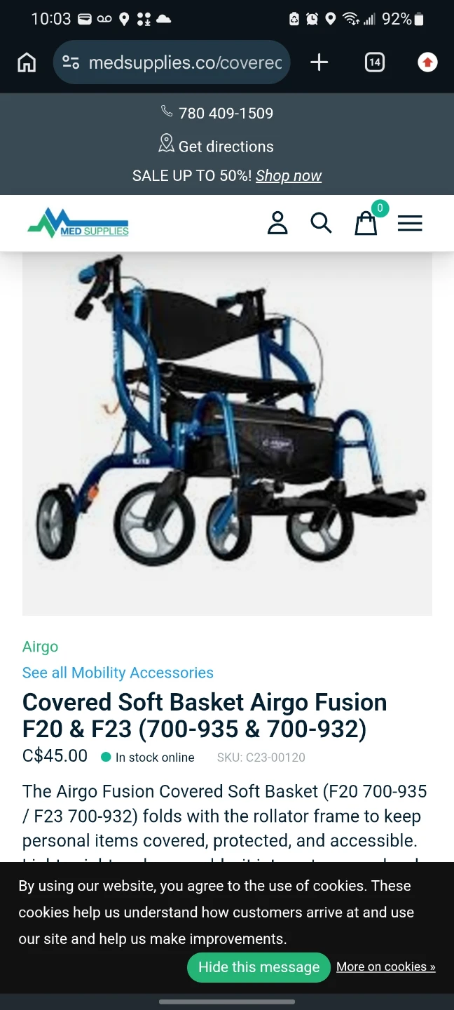Airgo Fusion F20 2-in-1 Rollator and Transport Chair - photo 5