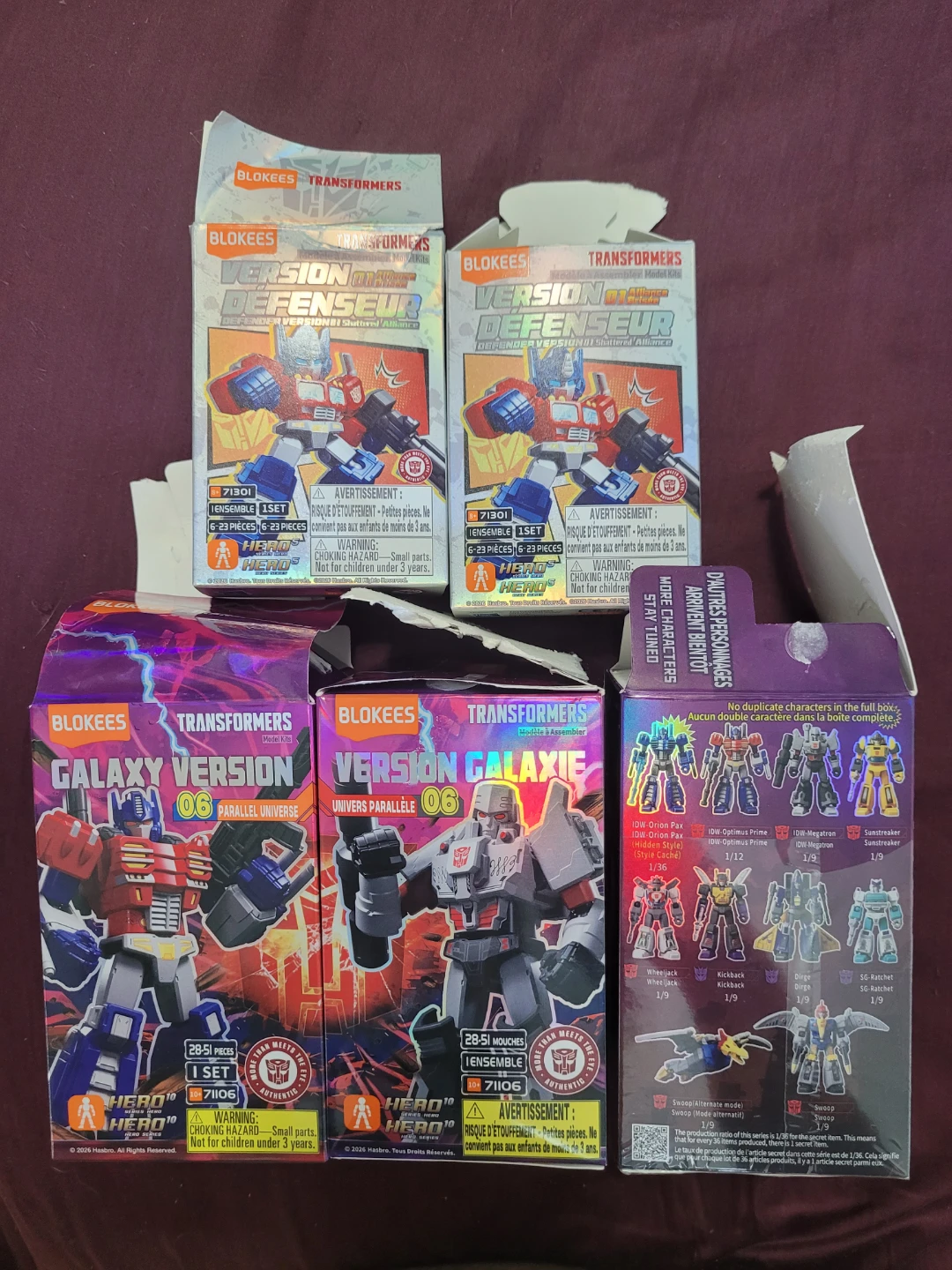 Blokees Transformers Model Kits Bundle