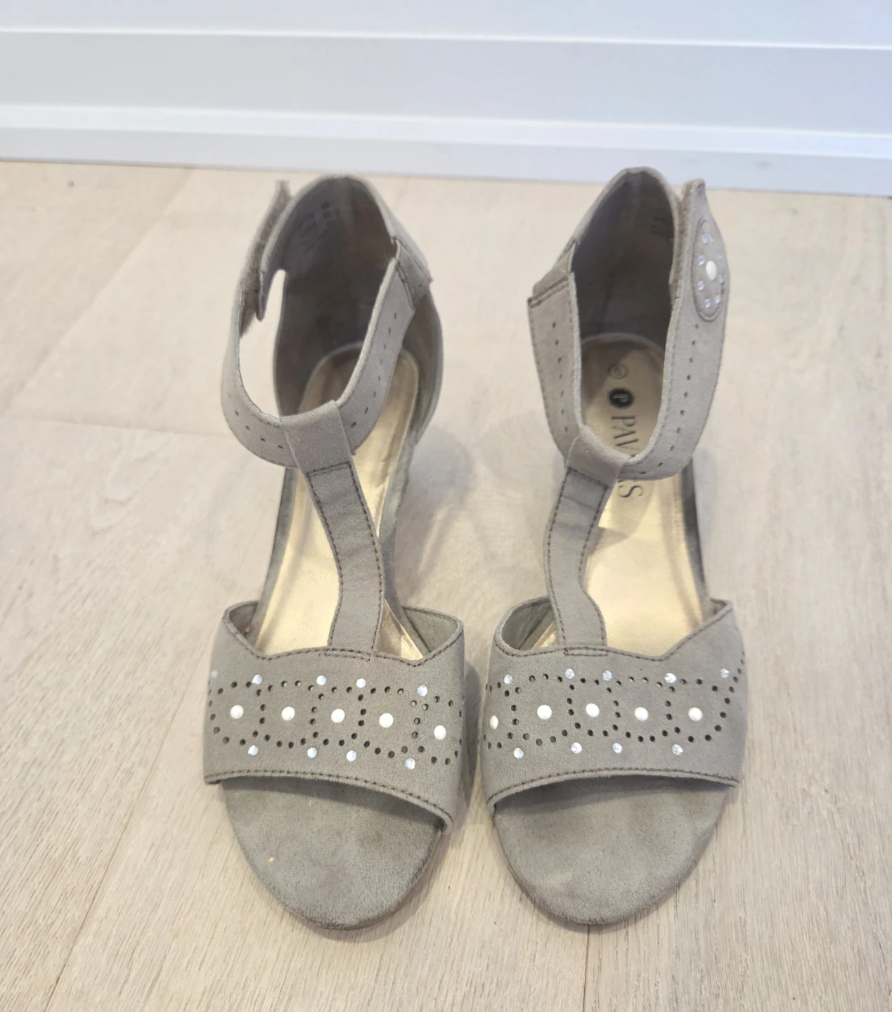 Pretty Pavers Suede Sandals
