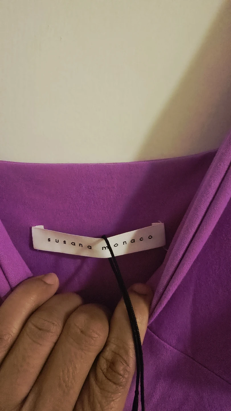 Susana Monaco cut-out purple dress - photo 5