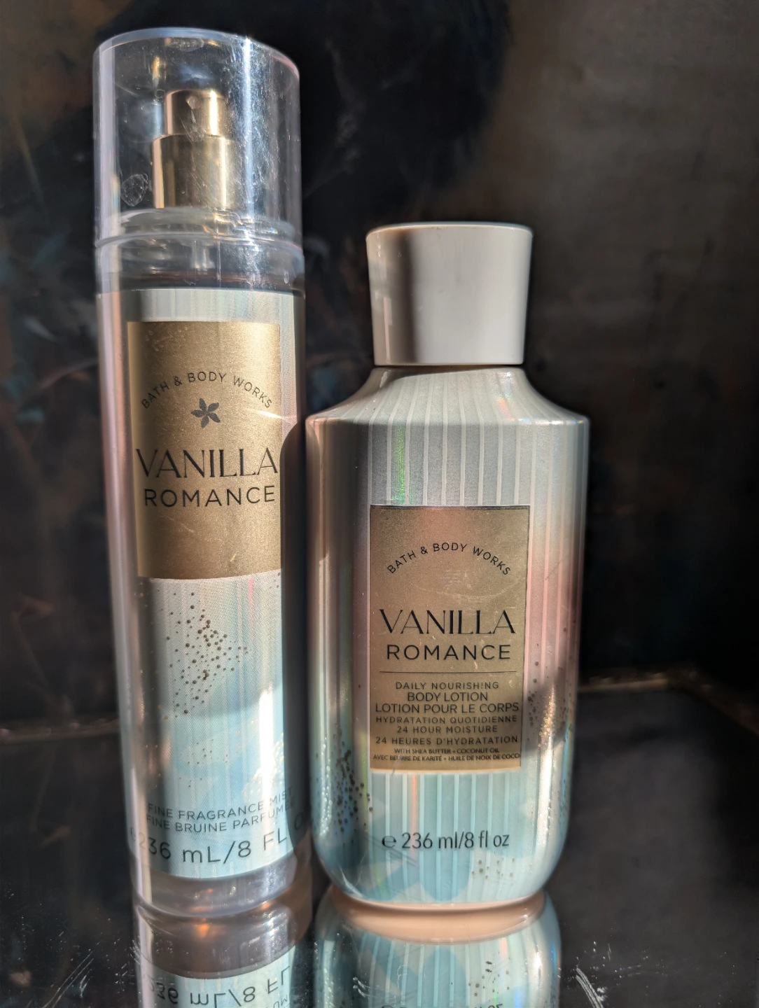 Vanilla romance set bath body works