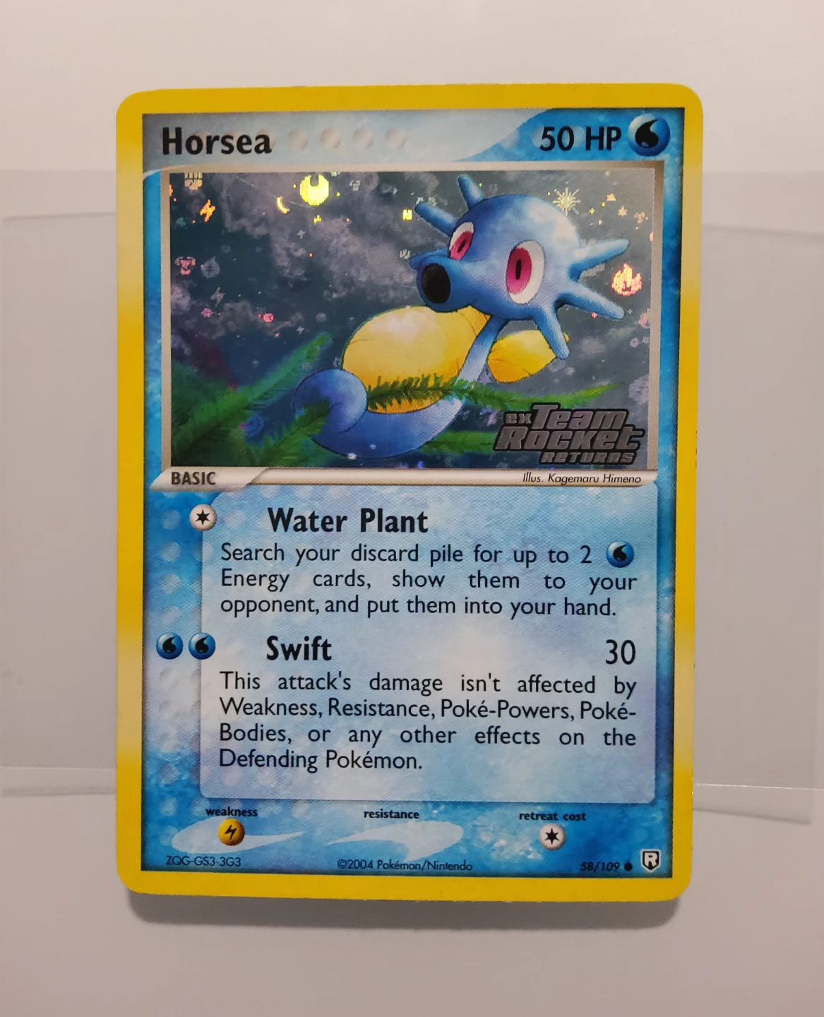(Open to offers) 2004 Pokemon Ex Team Rocket Returns Horsea