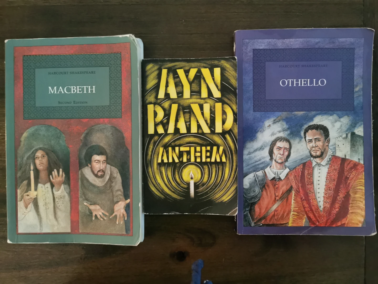 Set of 3 Books: Macbeth, Othello, and Anthem