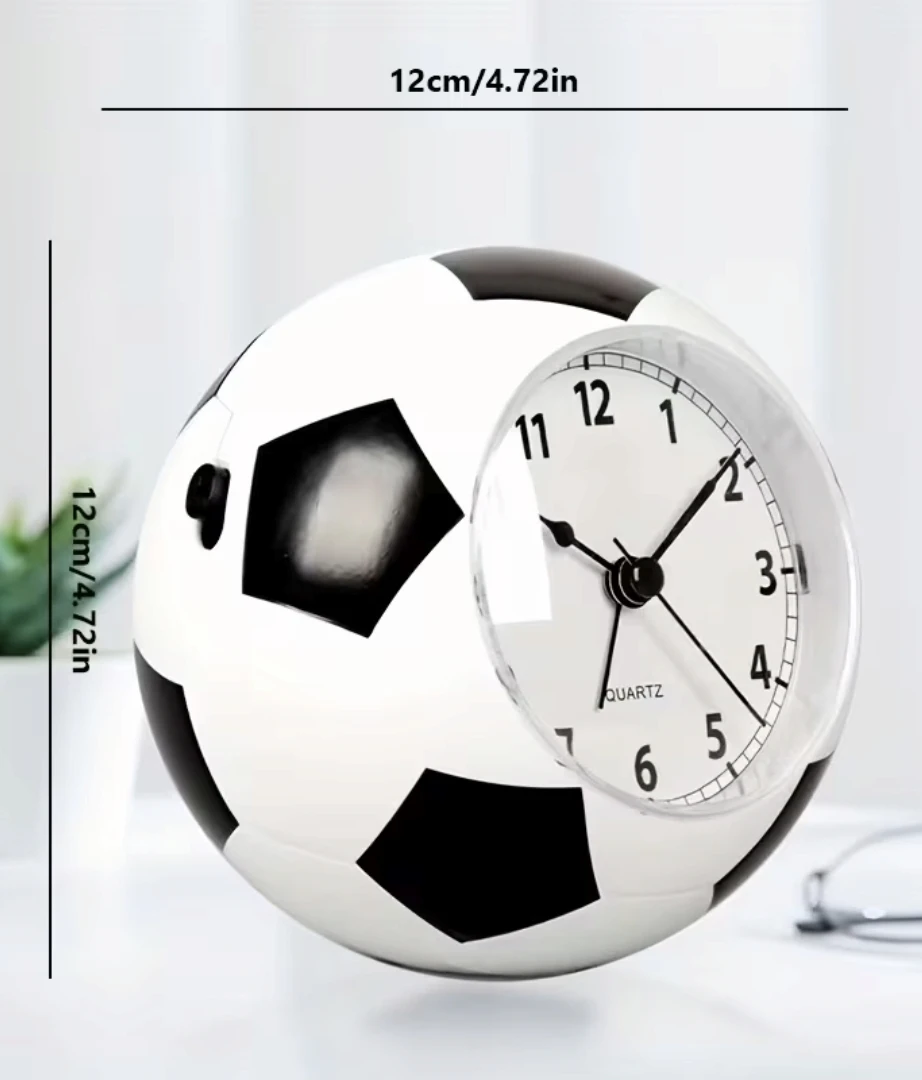 Desk Soccer Ball Alarm Clock  *new - photo 5