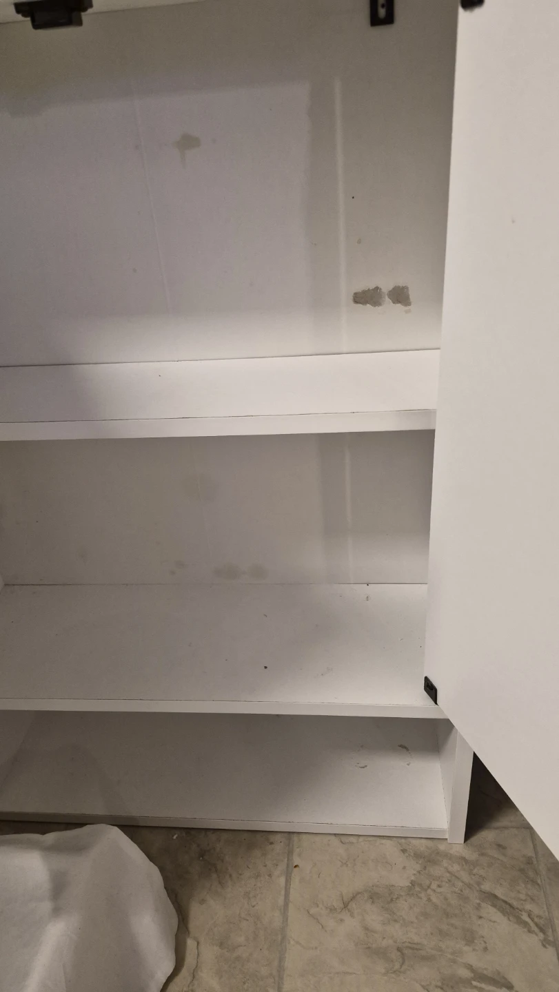White wall-mounted storage cabinet - photo 2