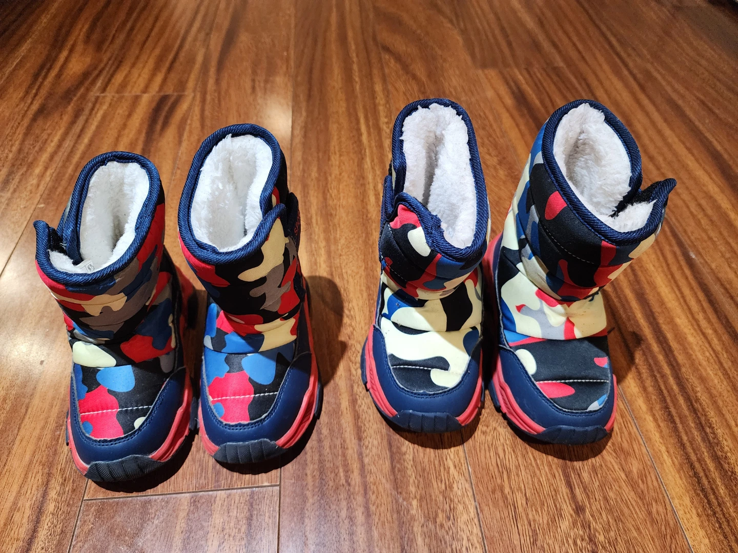 Kids Camo Winter Boots Size 26 and 27