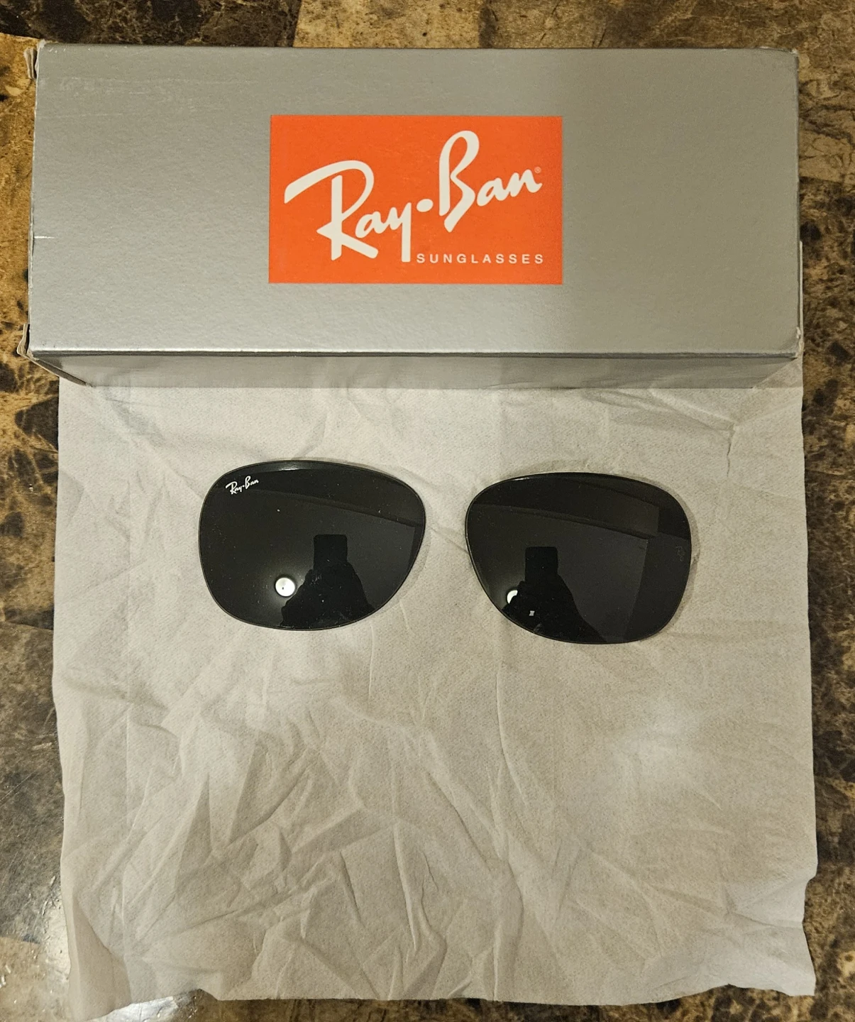 Rayban New Wayfarer G15, 58 mm Lenses.