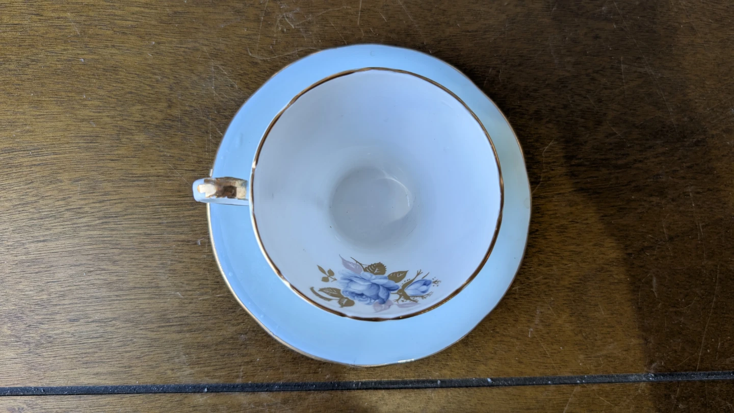 Aynsley Bone China Teacup and Saucer - photo 2