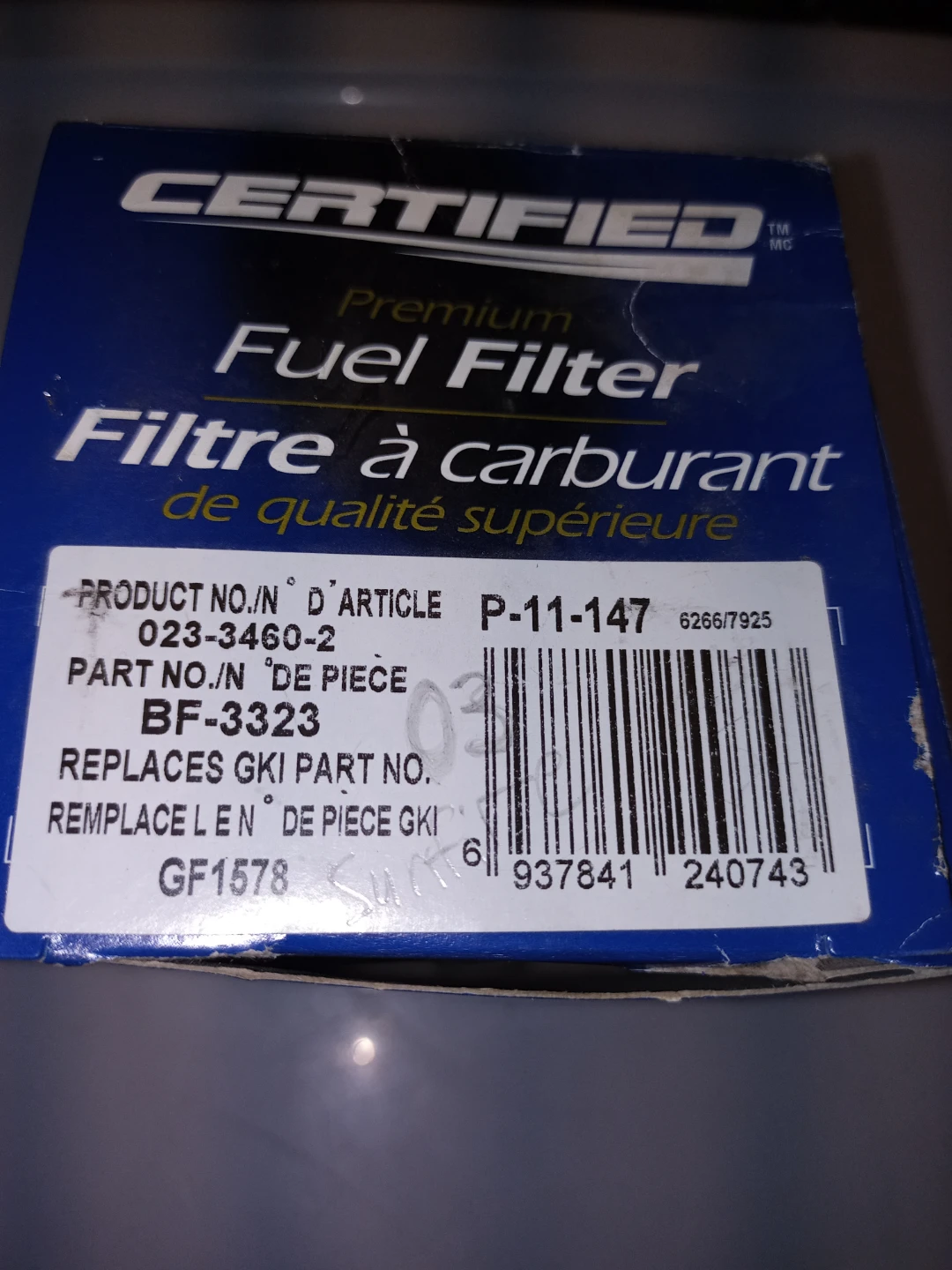 Certified Premium Car Fuel Fit #023-3460-2 - New!er - # - photo 2