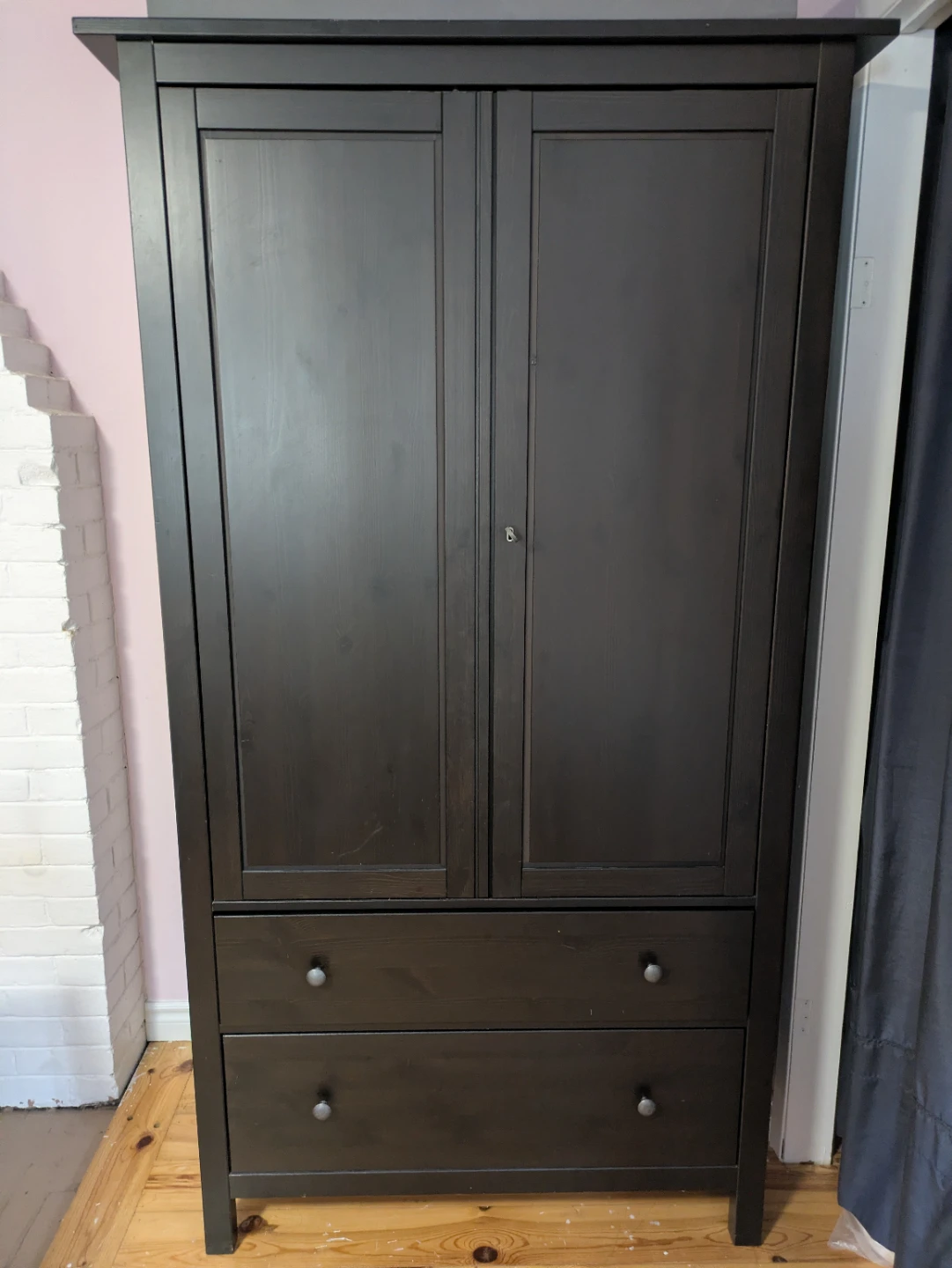 IKEA Hemnes Wardrobe with Two Drawers