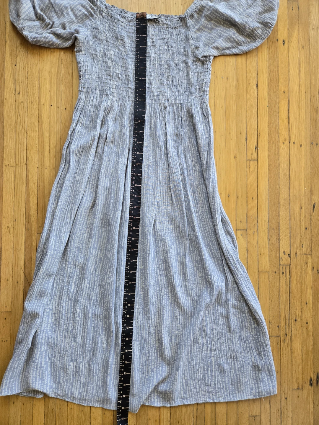 nlt Madelyn Smocked Midi Dress - Size L - photo 5