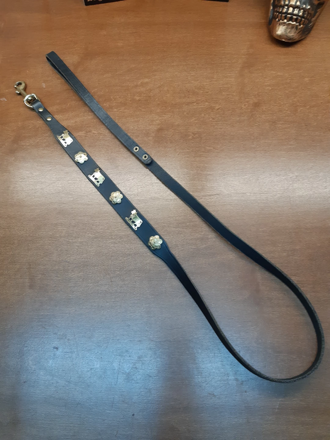 Black Swiss Appenzell dog leash