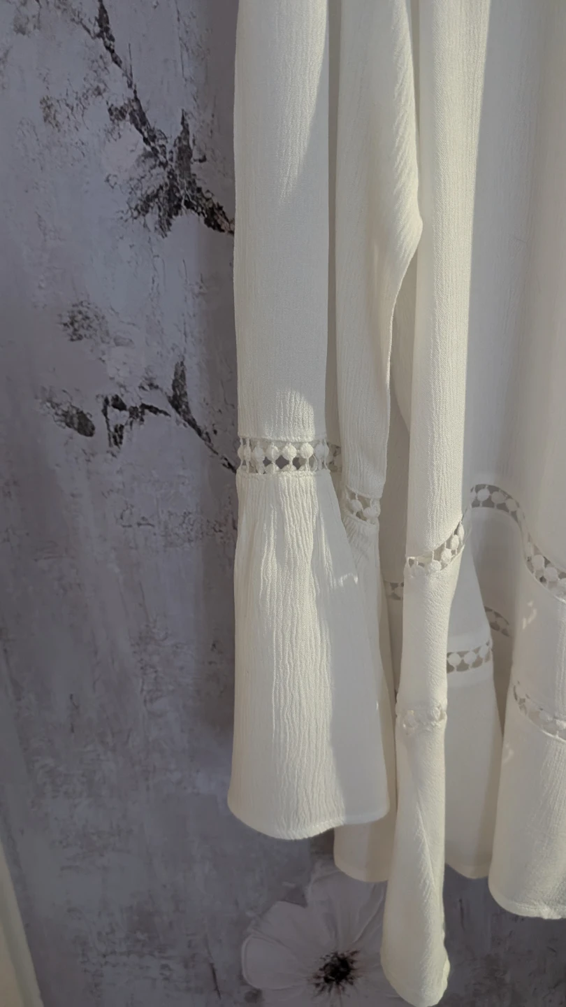 Design Lab White Bell Sleeve Blouse - photo 5